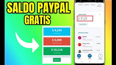 saldo paypal gratis